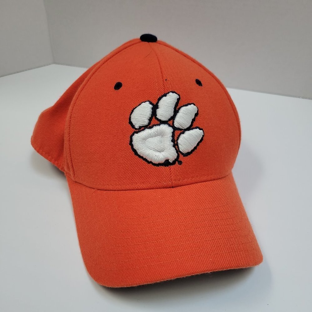 Vintage Clemson Tigers Orange Wool Hat Zephyr-Sz 7